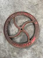Antiek gietijzeren wiel wasmachine barendrecht 87, Antiek en Kunst, Ophalen