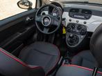 Fiat 500 C 1.2 Popstar Parkeersensoren, Auto's, Voorwielaandrijving, Stof, Gebruikt, 4 cilinders