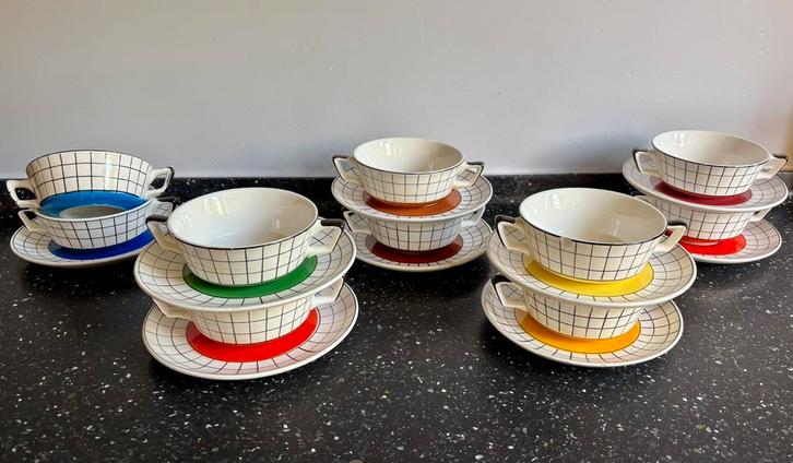 9 Soepkommen Granit Hungary, Huis en Inrichting, Keuken | Servies, Gebruikt, Kom(men), Overige stijlen, Porselein, Ophalen of Verzenden