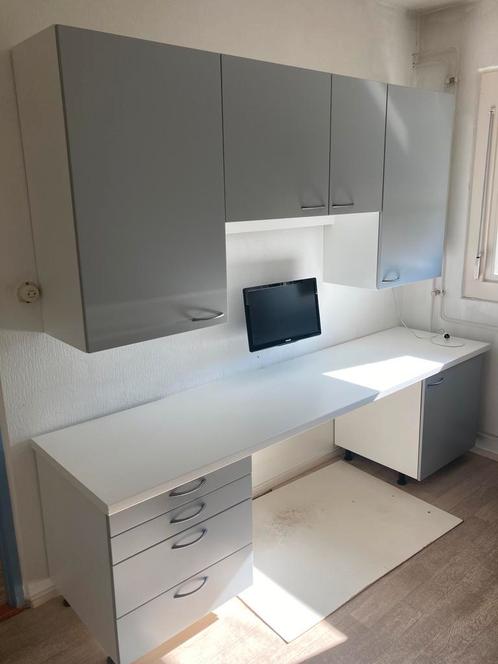 Bureau-/keuken-/garageblok, Huis en Inrichting, Keuken | Keukenelementen, Gebruikt, Minder dan 100 cm, 50 tot 100 cm, 25 tot 50 cm
