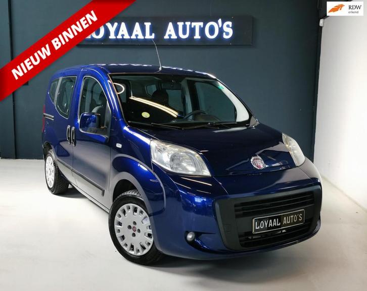 Fiat Qubo 1.4 Dynamic | AIRCO | TREKHAAK | ELEK.RAMEN | APK., Auto's, Fiat, Bedrijf, Te koop, Qubo, ABS, Airbags, Airconditioning