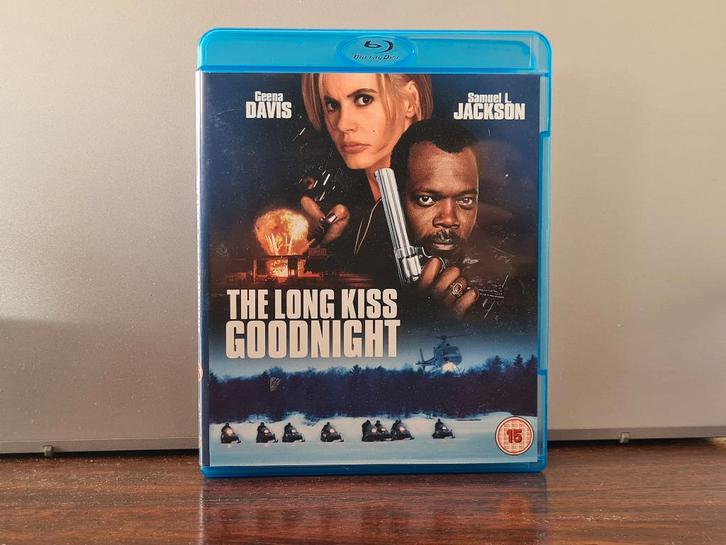 The Long Kiss Goodnight NLO Blu-Ray, Cd's en Dvd's, Blu-ray, Zo goed als nieuw, Actie, Ophalen of Verzenden