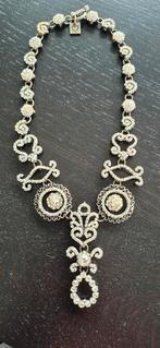 Otazu strass ketting, Overige materialen, Gebruikt, Ophalen of Verzenden, Zilver