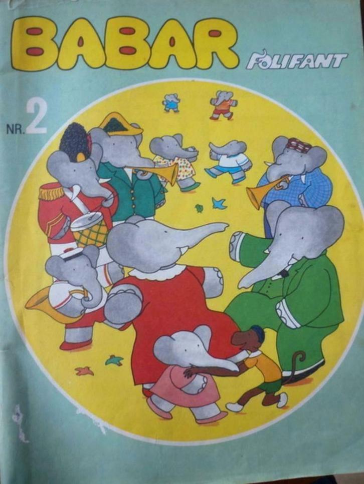 Babar Folifant (Nr.2 & 5), Antiek en Kunst, Antiek | Boeken en Bijbels, Ophalen of Verzenden