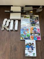 Goedwerkende Nintendo Wii met 5 games en 2 controllers, Spelcomputers en Games, Spelcomputers | Nintendo Wii, Ophalen of Verzenden
