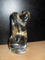 Zwaar helder massief glas Basset-Hond, Ophalen of Verzenden