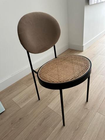 Rotan japandi eetkamerstoelen 4 stuks