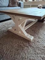 Mooie salontafel, landelijke stijl, echt hout, geen lamineer, Huis en Inrichting, Ophalen, 100 tot 150 cm, 50 tot 100 cm, Minder dan 50 cm