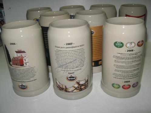 bier pullen van Brand bier met jaartal., Verzamelen, Biermerken, Nieuw, Pul(len), Brand, Ophalen of Verzenden