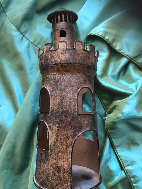Wijn fles houder kasteel, Huis en Inrichting, Woonaccessoires | Wijnrekken, Minder dan 50 cm, Minder dan 5 flessen, Ophalen of Verzenden
