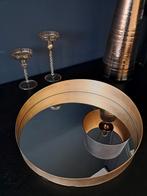 Spiegel rond, goudkleurig, hotelchique, woonaccessoires, Huis en Inrichting, Woonaccessoires | Spiegels, Minder dan 50 cm, Rond