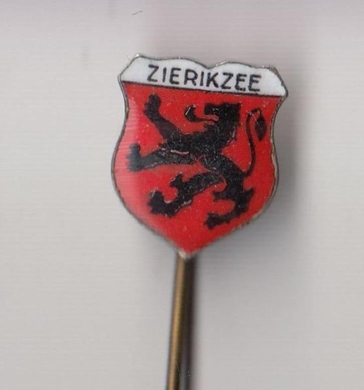 Zierikzee stadswapen speldje, Verzamelen, Speldjes, Pins en Buttons, Gebruikt, Speldje of Pin, Overige onderwerpen, Ophalen of Verzenden