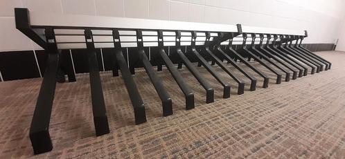Aestic Wandgarderobe 20 Kleerhangers, Hoedenrek 190cm lang., Huis en Inrichting, Woonaccessoires | Kapstokken, Staande kapstok