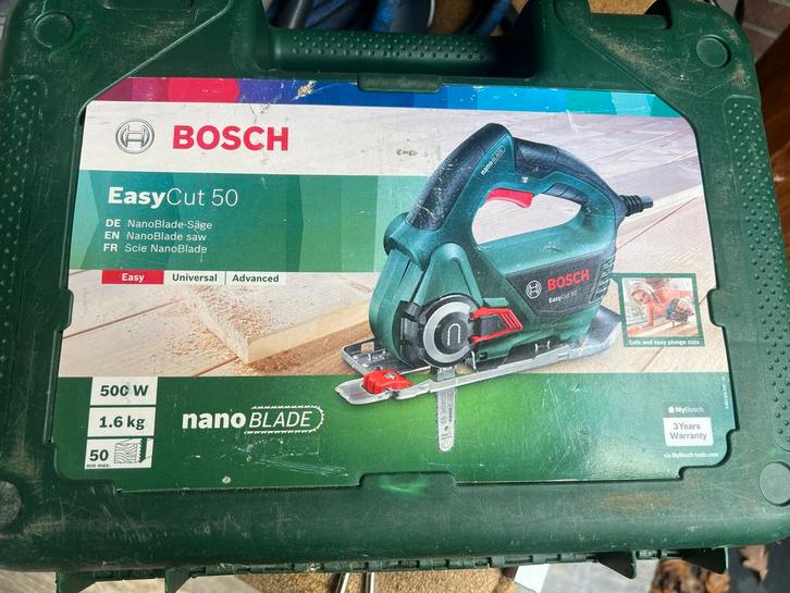 Bosch EasyCut 50 NanoBlade Zaag, Doe-het-zelf en Verbouw, Gereedschap | Zaagmachines, Gebruikt, Decoupeerzaag, Minder dan 600 watt