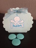 uitdeel bedankjes doosje baby blauw 50 stuks, Ophalen of Verzenden, Nieuw