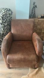 Leather Fauteuil, Ophalen, Gebruikt, 50 tot 75 cm, Leer