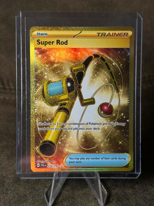 Super Rod #276 276/193 (Pokemon Paldea Evolved), Hobby en Vrije tijd, Verzamelkaartspellen | Pokémon, Zo goed als nieuw, Losse kaart