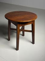 Bijzettafel antiek rond eiken, Ophalen