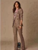 JOSH V - Krijtstreep pantalon maat XS - Nieuw €119 - JOSHV, Beige, Nieuw, Ophalen of Verzenden, X