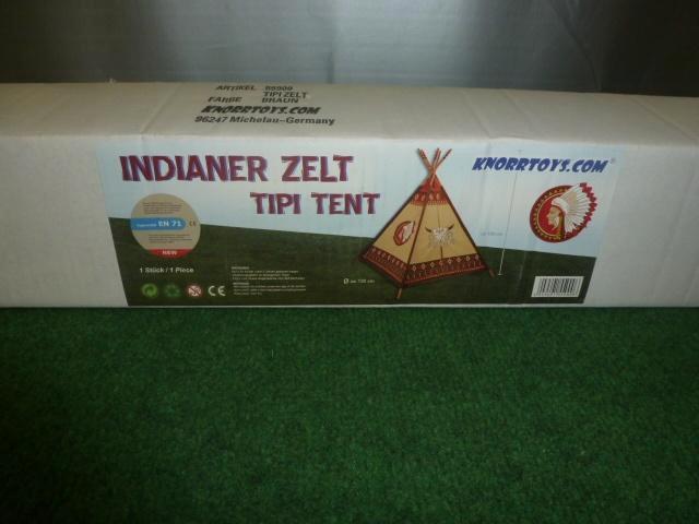 SPLINTERNIEUW WIGWAM Indianen tent doorsnede 130 cm, Kinderen en Baby's, Speelgoed | Speeltenten, Nieuw, Ophalen of Verzenden