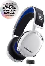 Steelseries Arctis 7P+ Wit, Computers en Software, Headsets, Steelseries Artics, Nieuw, Ophalen of Verzenden, Draadloos