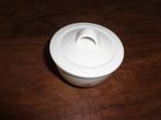 Villeroy & Boch wit suikerpotje/jampotje met deksel, Overige typen, Ophalen of Verzenden, Zo goed als nieuw, Effen