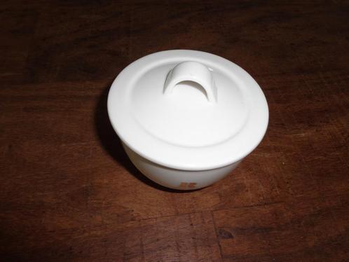 Villeroy & Boch wit suikerpotje/jampotje met deksel, Huis en Inrichting, Keuken | Servies, Zo goed als nieuw, Overige typen, Effen