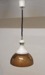 Vintage 1960s Stilux Milano pullout lamp hanglamp, Tweedehands, Ophalen of Verzenden, Minder dan 50 cm, Kunststof
