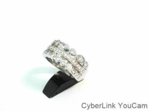 151110 Ti Sento Milano Met Zirkonia ring Maat 17, Sieraden, Tassen en Uiterlijk, Ringen, Zo goed als nieuw, Dame, 17 tot 18, Zilver