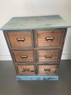 Ladenkast xenos vintage, Ophalen, 50 tot 100 cm, Zo goed als nieuw, 3 of 4 laden