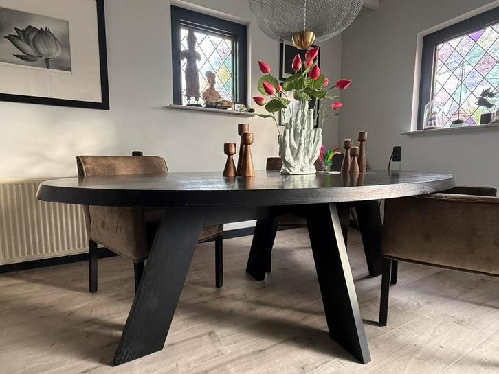 Piet Boon eetkamertafel IDS ovaal 220cm x 120cm, Huis en Inrichting, Tafels | Eettafels, Zo goed als nieuw, 100 tot 150 cm, 200 cm of meer