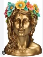 Nieuw bloempot/Vaas gezicht/vrouw., Huis en Inrichting, Ophalen, Overige kleuren, Minder dan 50 cm, Glas