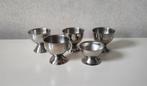 Vintage RVS eierdoppen, Huis en Inrichting, Overige materialen, Ophalen of Verzenden, Overige stijlen, Schaal of Schalen
