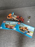 Lego City 60017 Takelwagen atuo en slagboom, Ophalen of Verzenden, Zo goed als nieuw, Complete set, Lego