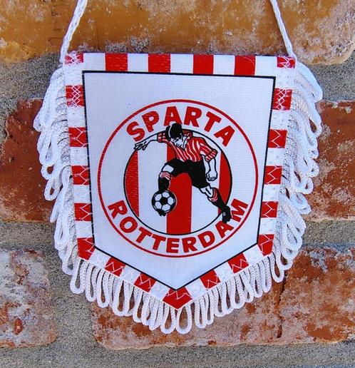 Sparta Rotterdam 1990s prachtig vintage vaantje vaan voetbal, Verzamelen, Sportartikelen en Voetbal, Gebruikt, Vaantje of Sjaal