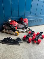 3 in 1 Rolschaatsen-inline skates en schaatsen 28-32, Ophalen, Verstelbaar, Gebruikt, Kinderen