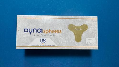 DynaSpheres Carom Gold 61,5mm carambole biljartballen, Sport en Fitness, Biljarten en Poolen, Nieuw, Keu of Ballen, Ophalen