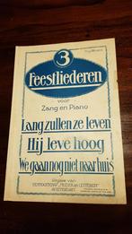 Piano.    FEESTLIEDEREN., Zang, Gebruikt, Klassiek, Ophalen of Verzenden