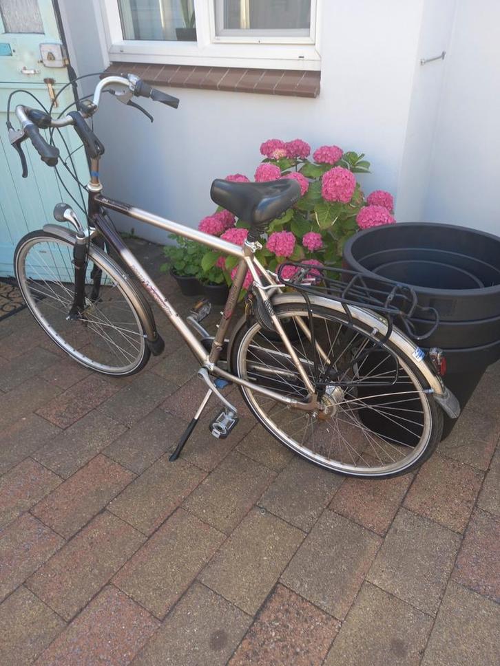 Herenfiets  28 inch, Fietsen en Brommers, Fietsen | Heren | Herenfietsen, Zo goed als nieuw, Overige merken, 57 tot 61 cm, Versnellingen