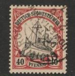 1907 40-pf Duits ZUIDWEST-AFRIKA stempel-OTJIWARANGO, Ophalen of Verzenden, Overige landen, Postfris