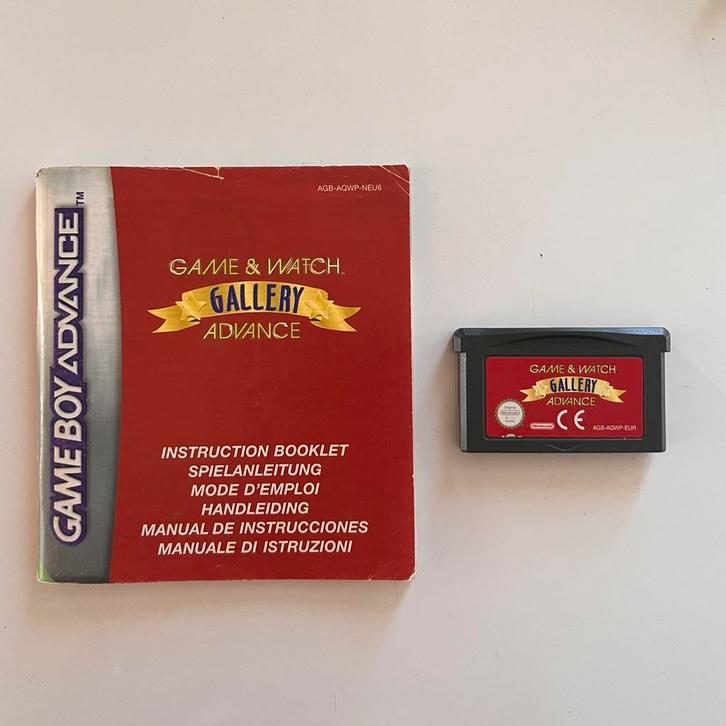 Game & Watch Gallery Advance, Spelcomputers en Games, Games | Nintendo Game Boy, Gebruikt, Avontuur en Actie, 1 speler, Vanaf 7 jaar