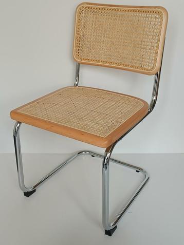 12x Thonet stijl Cesca Breuer buisframe stoel rotan webbing beschikbaar voor biedingen