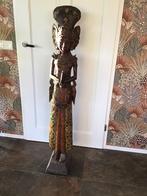 Zeer mooie hout gesneden Indische pop, Antiek en Kunst, Ophalen of Verzenden