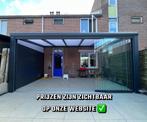 veranda aluminium / hout - glazen schuifwanden - serre, Nieuw, Ophalen of Verzenden, Serre