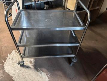 Rolkar - RVS - 80x45x70H beschikbaar voor biedingen