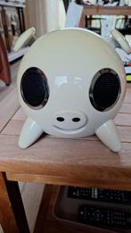 Varkensvormige ipod speaker, Ophalen of Verzenden, Gebruikt, Speaker, Mini