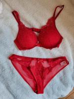 Hunkemöller setje rood kant, Hunkemöller, Ophalen of Verzenden, Rood, Setje