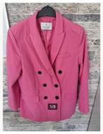 Roze colbert met knopen Maat M hh, Maat 38/40 (M), Onbekend, Ophalen of Verzenden, Zo goed als nieuw