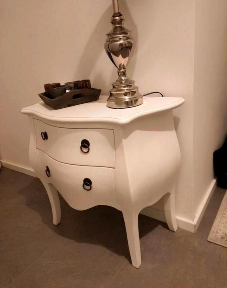 Mooi zwaar teak ladekastje, Huis en Inrichting, Kasten | Ladekasten, Zo goed als nieuw, Minder dan 100 cm, 50 tot 100 cm, 25 tot 50 cm