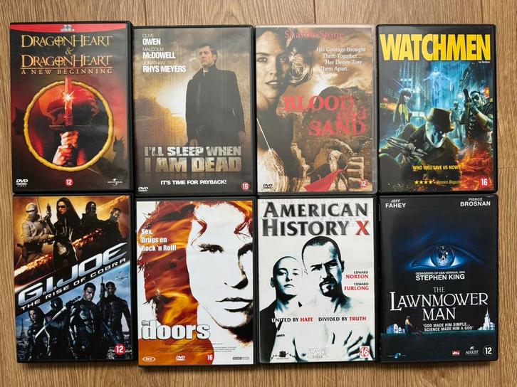 Doos vol DVD’s. Alles in één koop. Diverse genres., Cd's en Dvd's, Dvd's | Actie, Zo goed als nieuw, Overige genres, Boxset, Vanaf 12 jaar